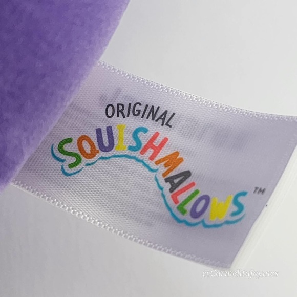 🖤 ZERGMAN 🐭 Purple Grape Scented Chinchilla SELECT SERIES Squishmallow NWT 🖤 - Picture 9 of 9